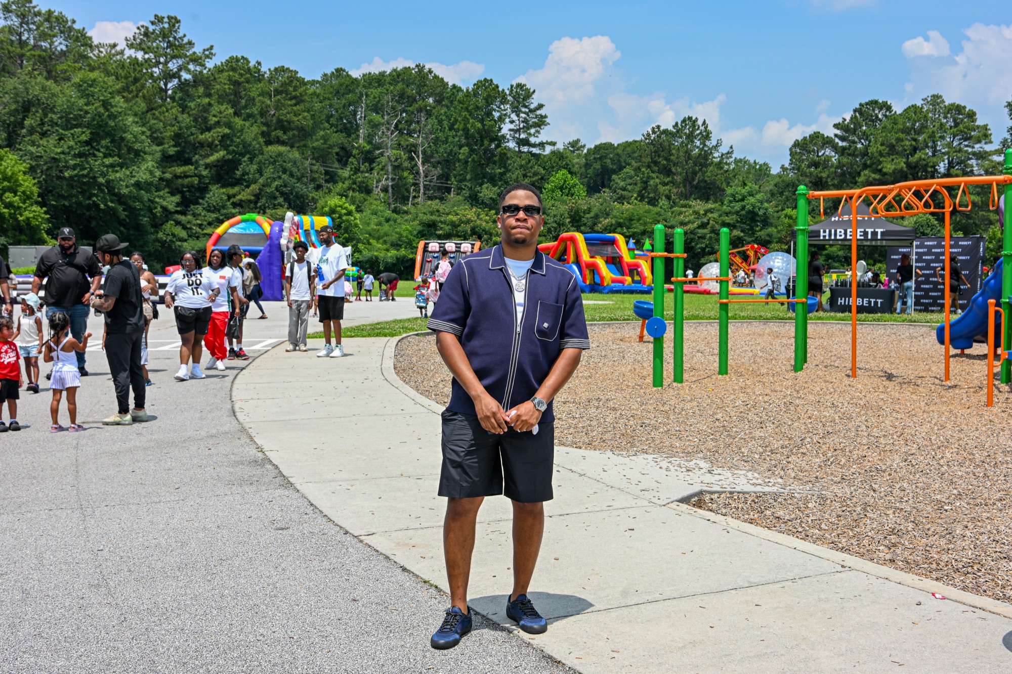 Turbo The Great at Turbo Day, his free back-to-school carnival by The Great Family Foundation in College Park, Georgia, July 2026